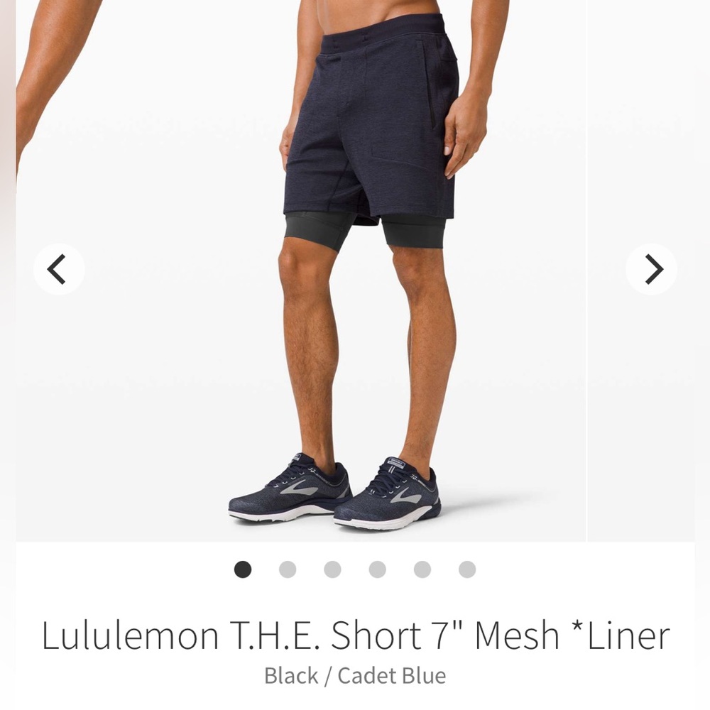 Lululemon T.H.E. Short 7" Mesh *Liner
